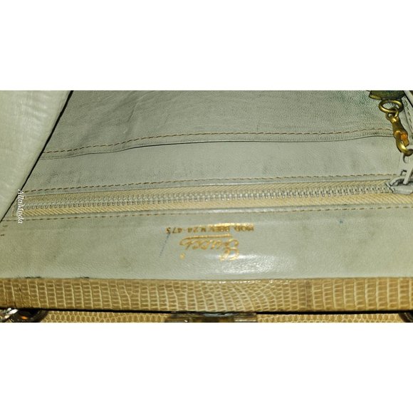 Gucci Honey Reptile Leather 2-way Bucket Bag w Chain Strap - Picture 10 of 16